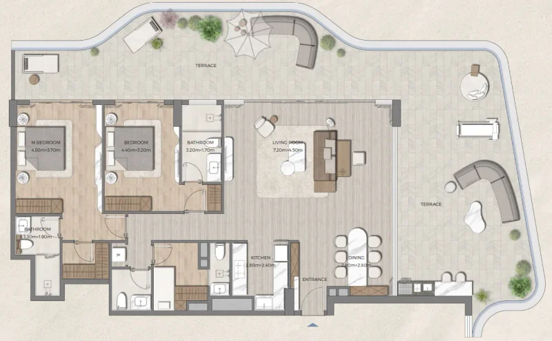 2.0 bedrooms apartments - Tomorrow 166