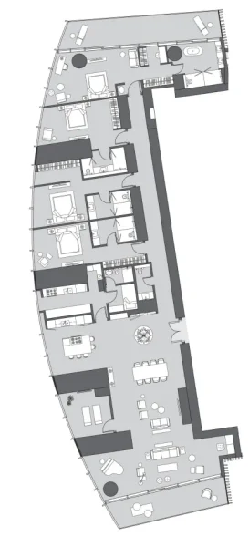 4.5 bedrooms penthouse - Six Senses Residence