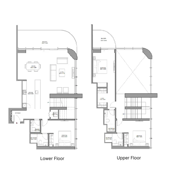 3.0 bedrooms duplex - Sobha Aquamont