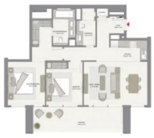 2.0 bedrooms apartments - Harbour Gate