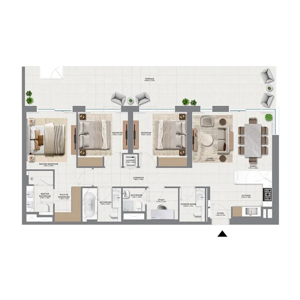 3 bedroom Apartments - Golf Meadow