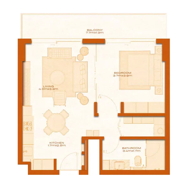 1 bedroom Apartments -  Avenew 888 - Modo