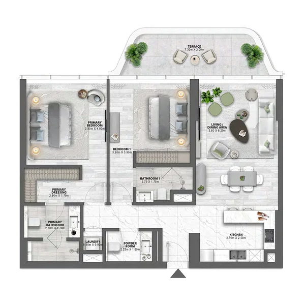 2 bedroom Apartments -  Passo by Beyond