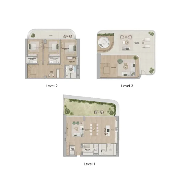 3.0 bedrooms townhouse - Mamsha Gardens