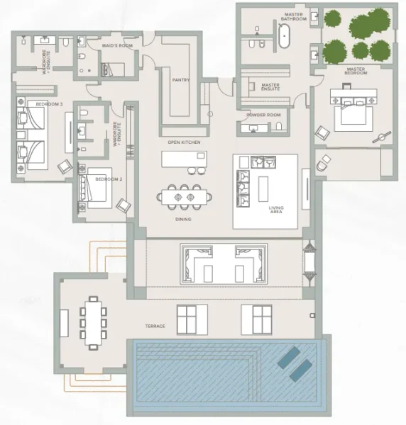 3.0 bedrooms villa - The Ritz Carlton Al Wadi Desert Resort