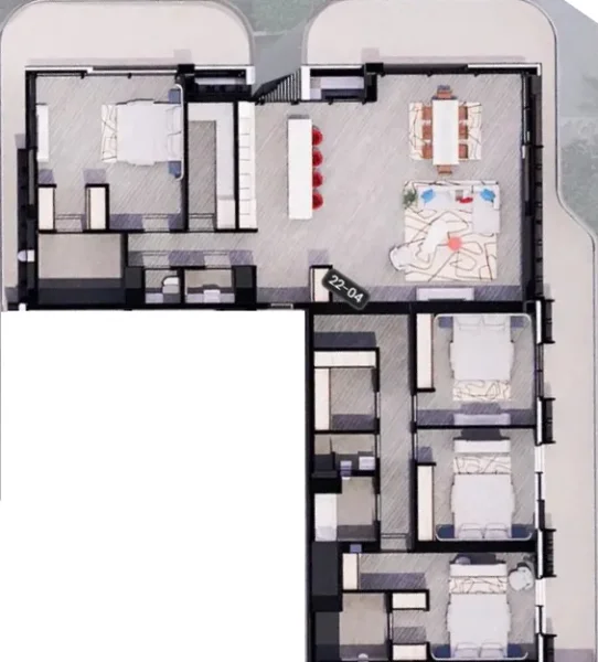 4.0 bedrooms apartments - Rosso Bay Residences