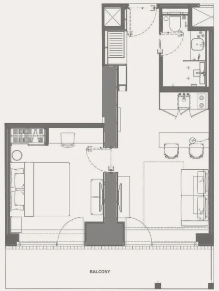 1.0 bedroom apartments - Next Radisson BLU