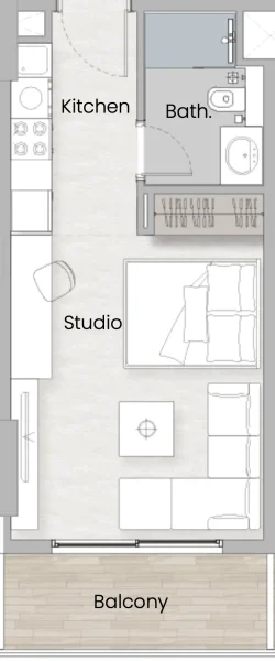 0.0 bedroom apartments - One Beverly