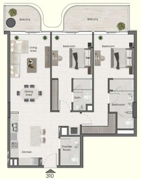 2.0 bedrooms apartments - Saddlewood Park
