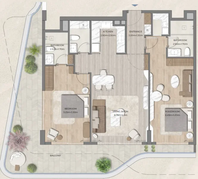 2.0 bedrooms apartments - Tomorrow 166