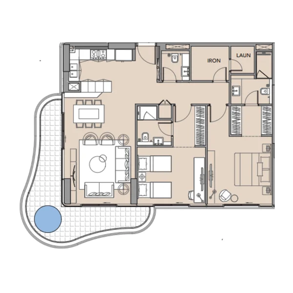 2 bedroom Apartments - Beach Walk 4