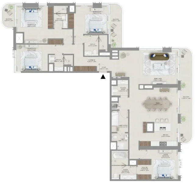 4.0 bedrooms apartments - Baystar by Vida