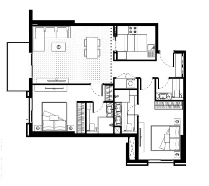 2.0 bedrooms apartments - FH Residency