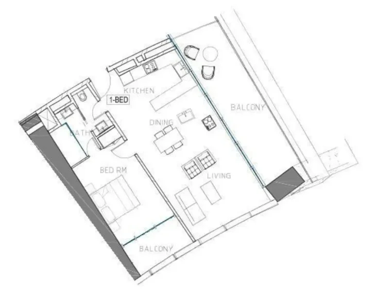 1.0 bedroom apartments - Safa Two de Grisogono