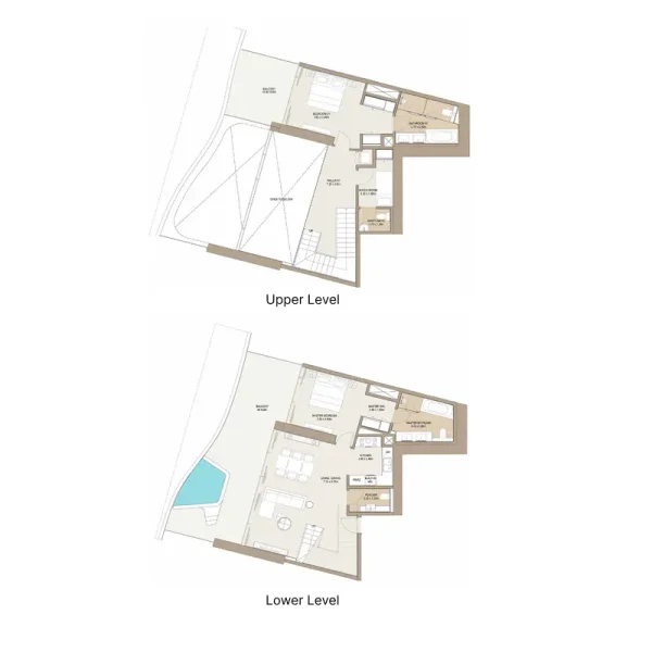 2.0 bedrooms apartments - Laguna Residence