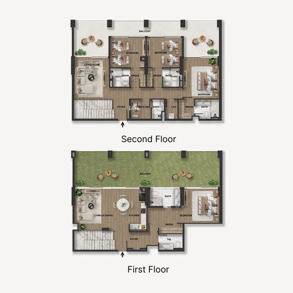 4 bedroom Duplex -  Blue Marina Residence