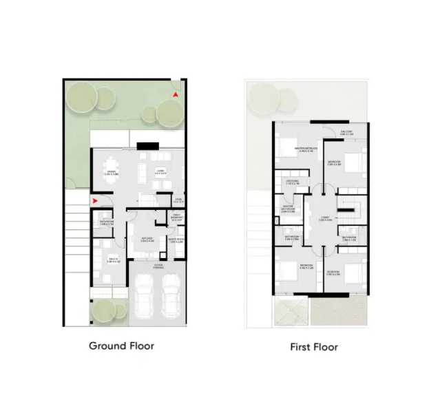 4.5 bedrooms townhouse - Masaar 3 Phases 1 and 2