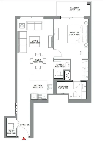 1.0 bedroom apartments - 330 Riverside Crescent