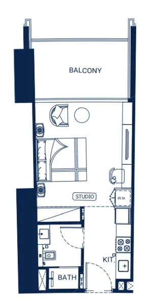 0.0 bedroom apartments - Binghatti Skyrise