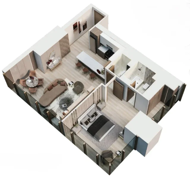 1.0 bedroom apartments - Me Do Re 2