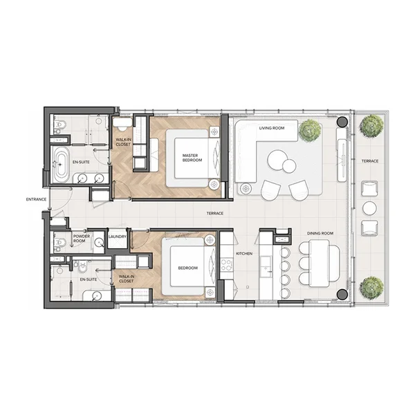 2 bedroom Apartments -  Residences Du Port Autograph Collection