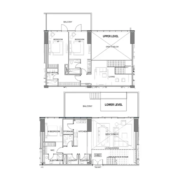 3.0 bedrooms apartments - Damac Safa Gate