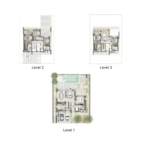 5.5 bedrooms villa - Naseem Al Jurf