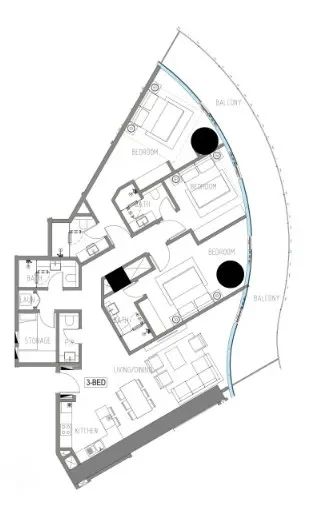 3.0 bedrooms apartments - Damac Casa