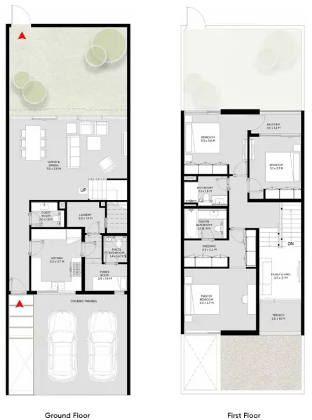 3.0 bedrooms townhouse - Masaar 3 Sedra
