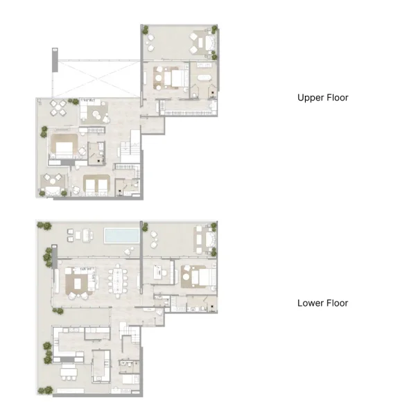 4.0 bedrooms apartments - Kempinski Marina Residences