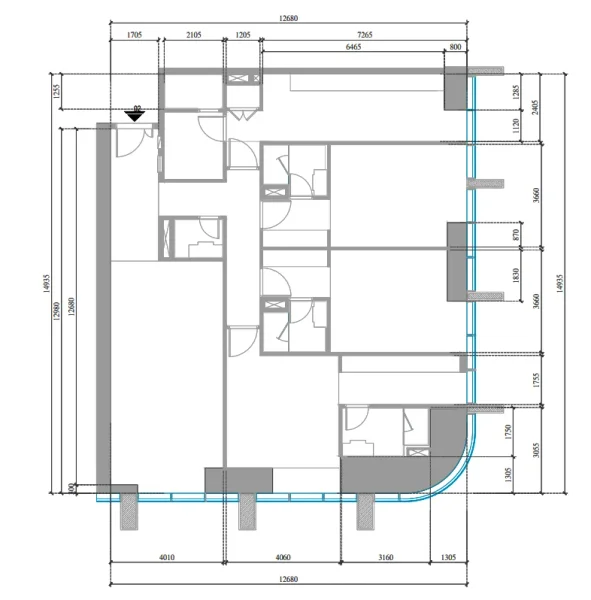 3.0 bedrooms apartments - Tiger Sky Tower