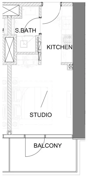 0.0 bedroom apartments - Damac Safa Gate