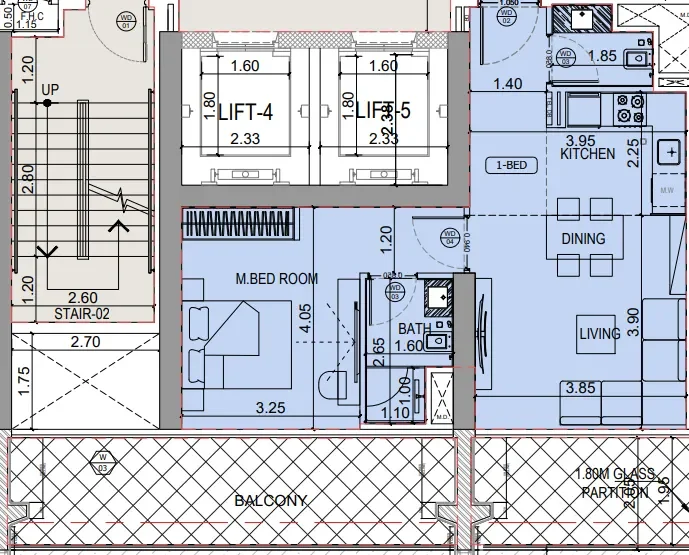 1.0 bedroom apartments - Binghatti Starlight