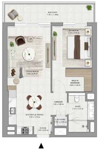 1.0 bedroom apartments - Greencrest
