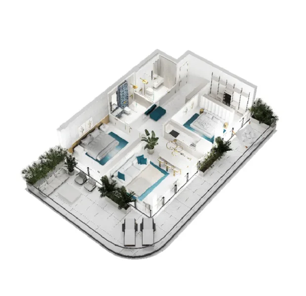 2.0 bedrooms apartments - VR Shekvetili Forest~Beach