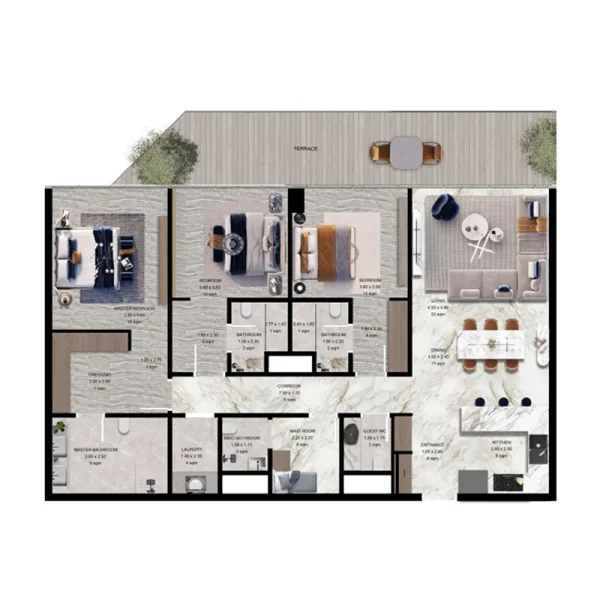 3.0 bedrooms apartments - Jacob and Co Beachfront Living