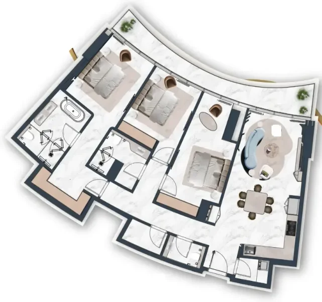 3.0 bedrooms apartments - La Mazzoni