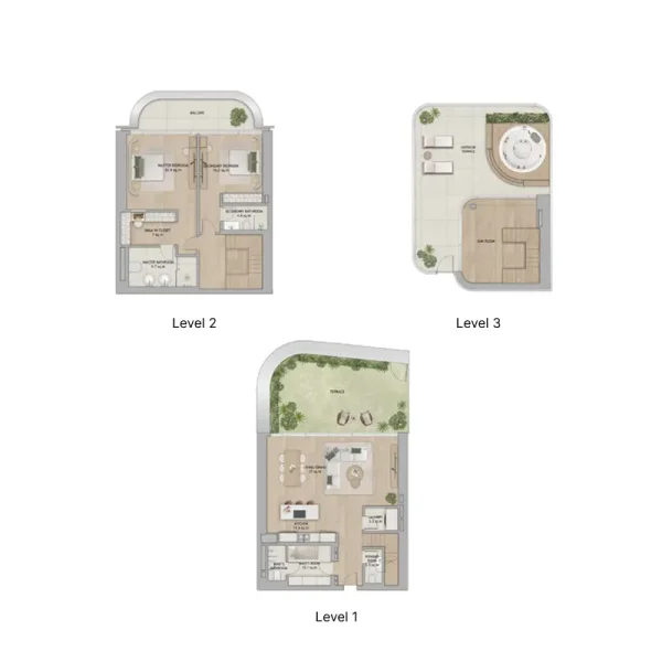 2.0 bedrooms townhouse - Mamsha Gardens