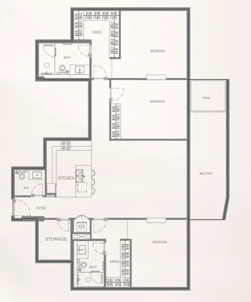 3.0 bedrooms apartments - Bayview Boulevard