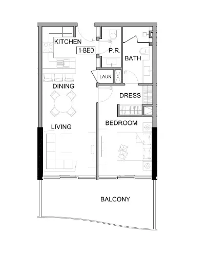 1.0 bedroom apartments - Damac Lagoons Views Phase 2