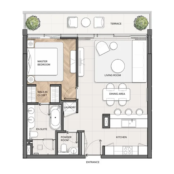 1 bedroom Apartments -  Residences Du Port Autograph Collection