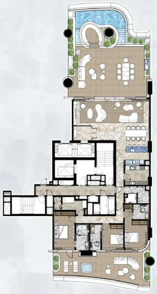 3.0 bedrooms penthouse - Casa Canal