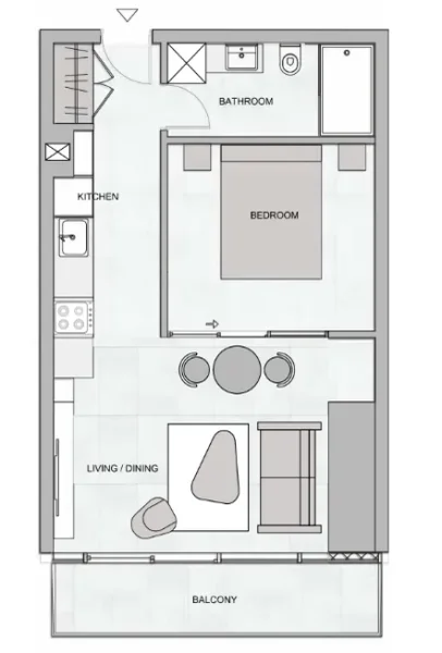 1.0 bedroom hotel apartments - The Community JVT