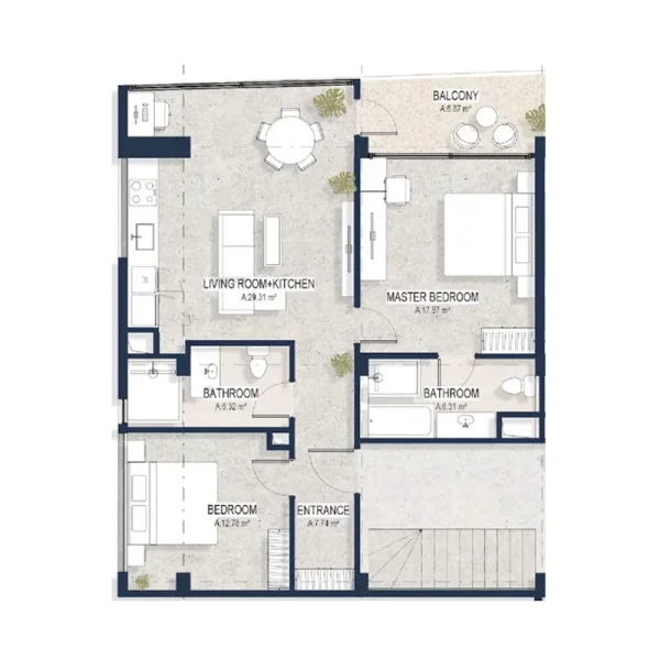 2.0 bedrooms apartments - Sekar