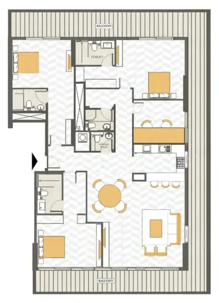 3.0 bedrooms penthouse - Ashwood Residences