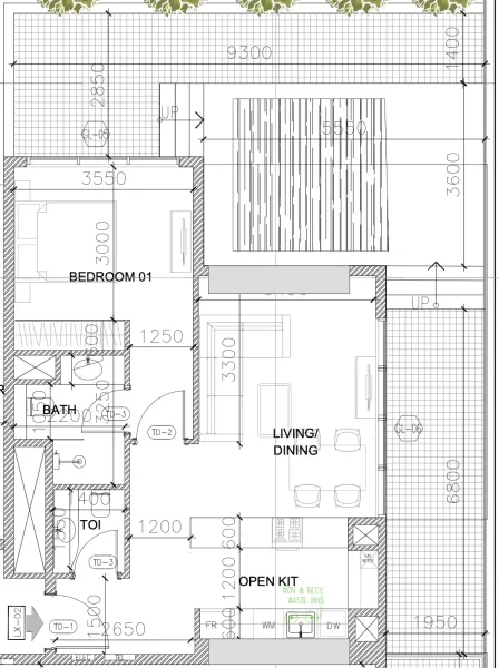 1.0 bedroom apartments - Q Gardens Aliya