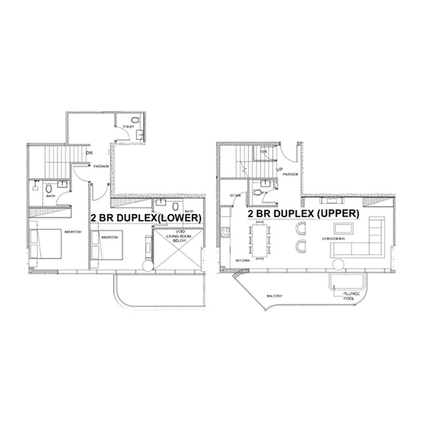 2 bedroom Duplex -  Villa Del Brunello