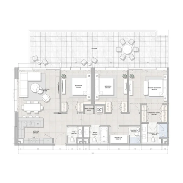 3 bedroom Apartments -  Solera Downtown Mina