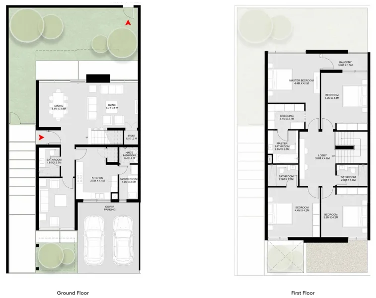 4.0 bedrooms townhouse - Masaar 3 Sedra