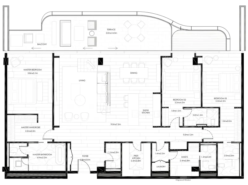 3.0 bedrooms apartments - The Alba Residences by Omniyat